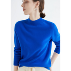 Pull femme classique, treize coloris, du S au 2XL, bleu