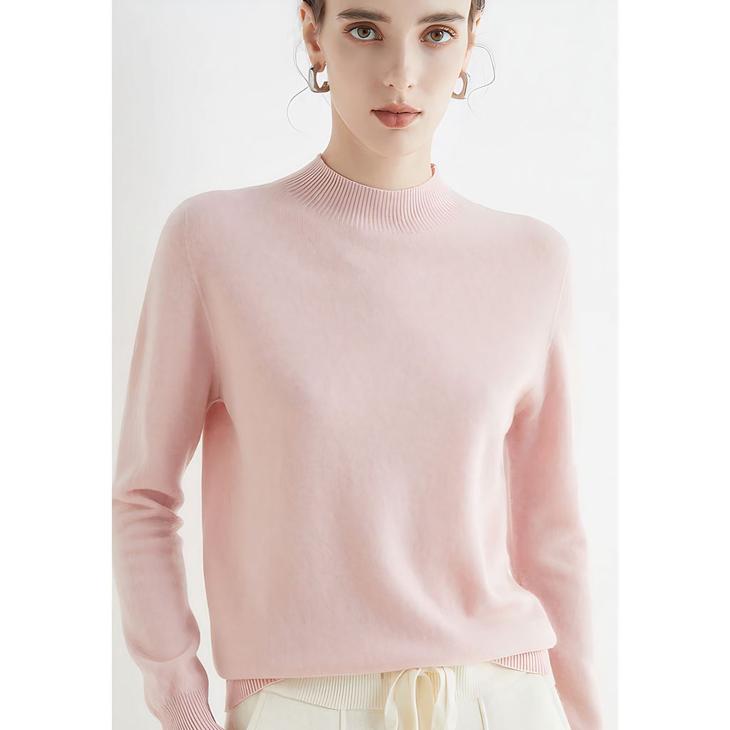 Pull femme classique, treize coloris, du S au 2XL, rose