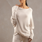 Pull col rond femme, coupe ajustée, neuf coloris, du S au 3XL, abricot