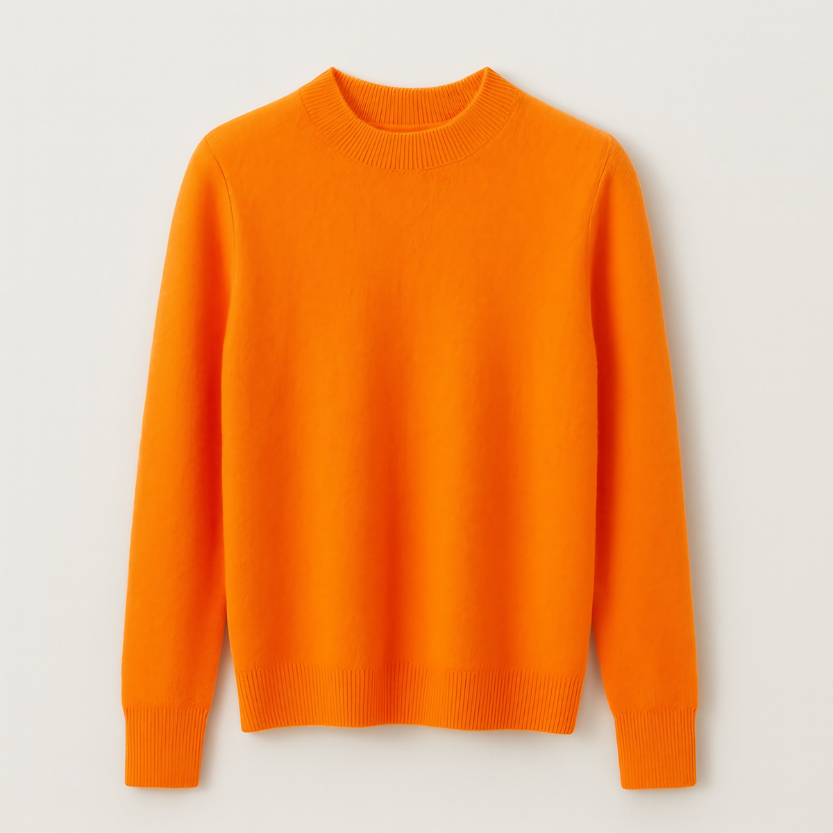 Pull en tricot femme uni, quatorze coloris, du S au 2XL, orange