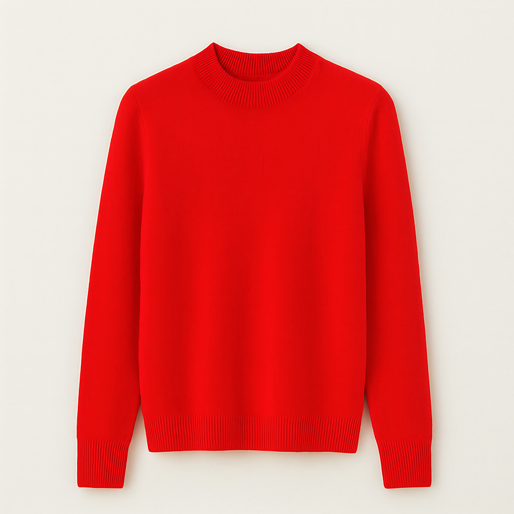 Pull en tricot femme uni, quatorze coloris, du S au 2XL, rouge