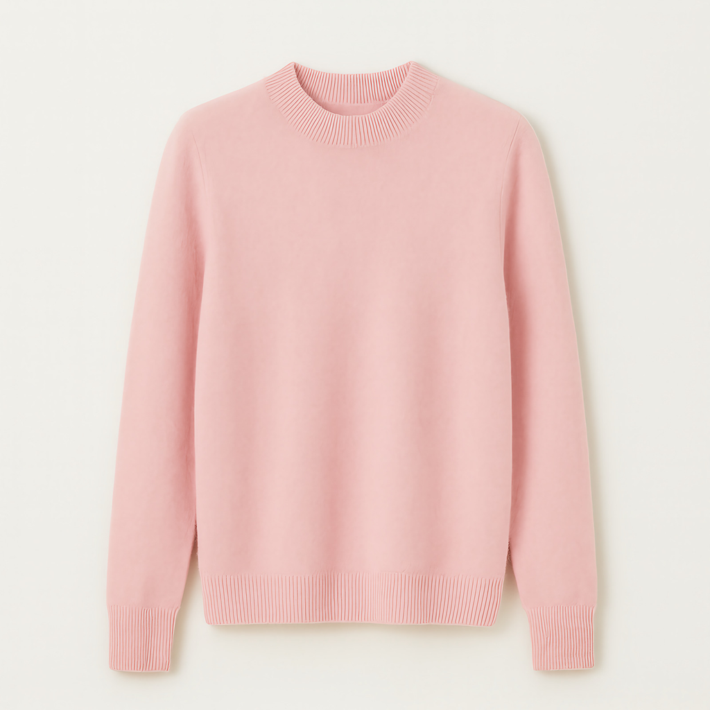 Pull en tricot femme uni, quatorze coloris, du S au 2XL, rose