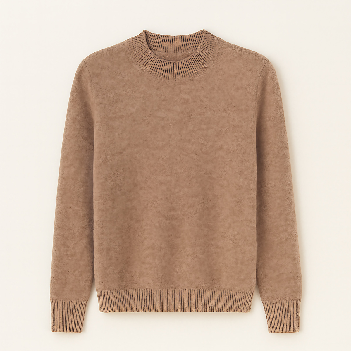 Pull en tricot femme uni, quatorze coloris, du S au 2XL, marron