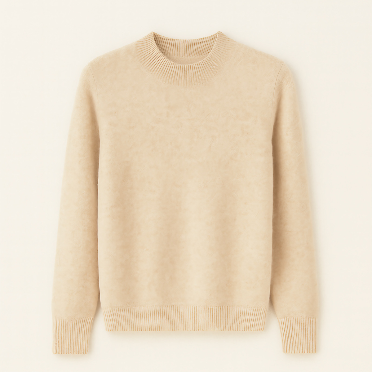 Pull en tricot femme uni, quatorze coloris, du S au 2XL, beige