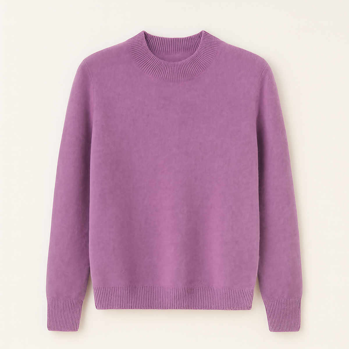 Pull en tricot femme uni, quatorze coloris, du S au 2XL, violet