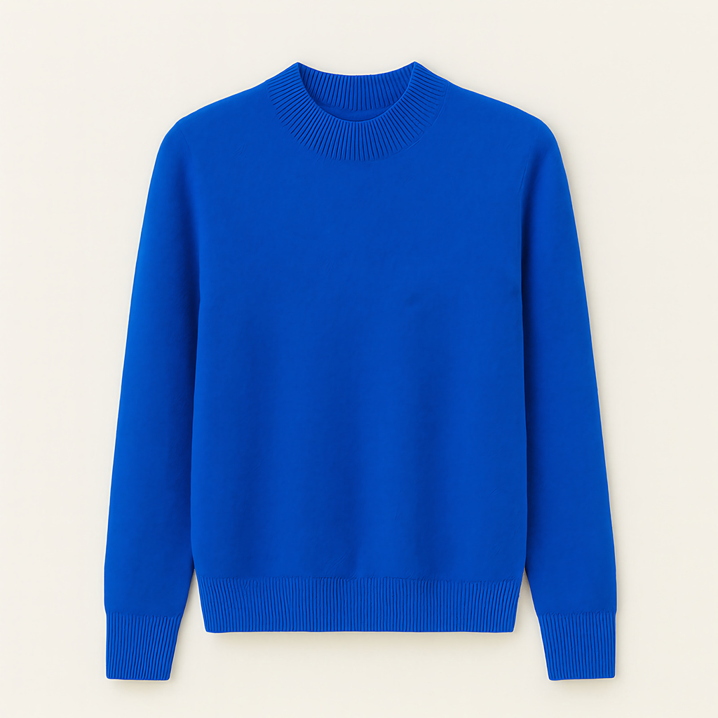 Pull en tricot femme uni, quatorze coloris, du S au 2XL, bleu