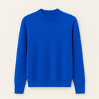 Pull en tricot femme uni, quatorze coloris, du S au 2XL, bleu