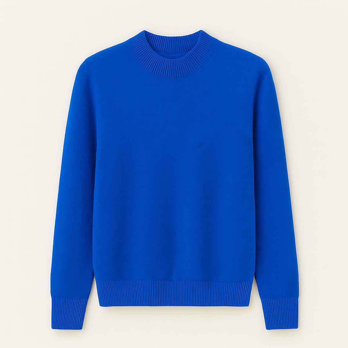 Pull en tricot femme uni, quatorze coloris, du S au 2XL, bleu