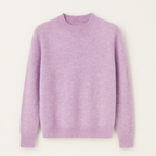 Pull en tricot femme uni, quatorze coloris, du S au 2XL, lilas