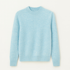 Pull en tricot femme uni, quatorze coloris, du S au 2XL, bleu clair