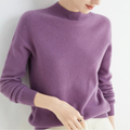 Pull doux femme, quatre coloris, du S au 2XL, pourpre
