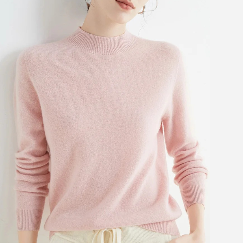 Pull doux femme, quatre coloris, du S au 2XL, rose
