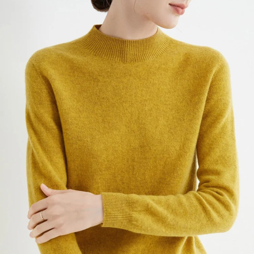 Pull doux femme, quatre coloris, du S au 2XL, jaune