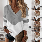 Pull en maille femme, coloris uni ou léopard, du S au 2XL