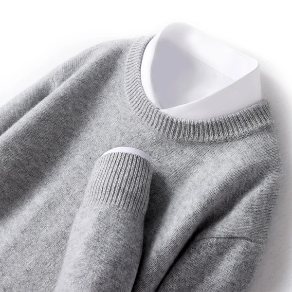 Pull homme à col double, douze coloris, du S au 3XL, gris clair