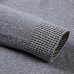 Pull col roulé homme à col côtelé, doublure intérieure douce
