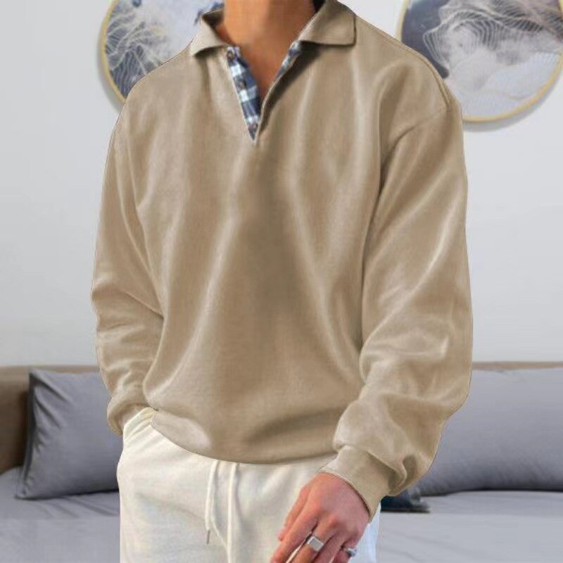 Pull homme pour l'automne, neuf coloris, du M au 3XL, beige