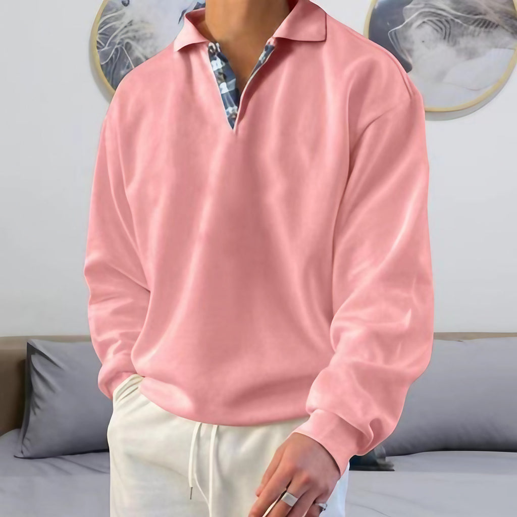 Pull homme pour l'automne, neuf coloris, du M au 3XL, rose