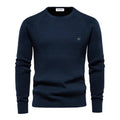 Pull homme coupe ajustée, cinq coloris, du S au 2XL, bleu marine