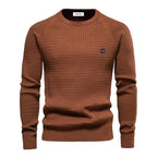 Pull homme coupe ajustée, cinq coloris, du S au 2XL, marron