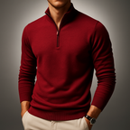 Pull homme col camionneur zippé, quatre coloris
