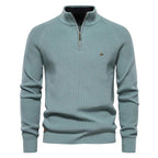 Pull homme à motif, coupe ajustée, cinq coloris, du S au 2XL, bleu mer
