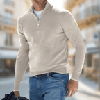 Pull homme de mi-saison, huit coloris, du XS au 5XL, beige