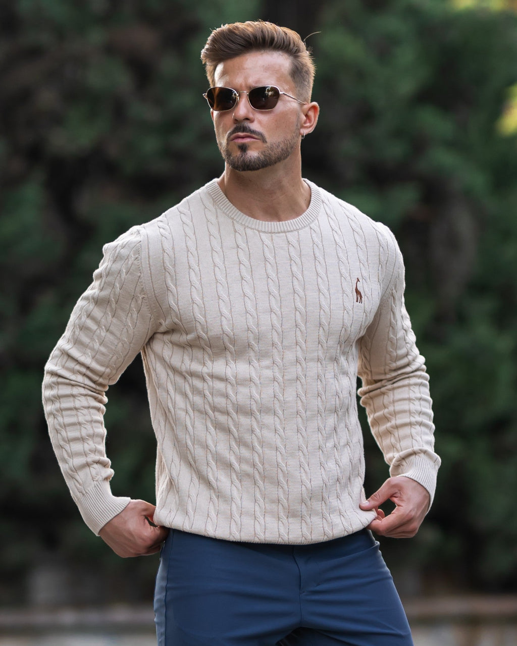 Pull torsadé homme en maille, dix coloris, du M au 3XL
