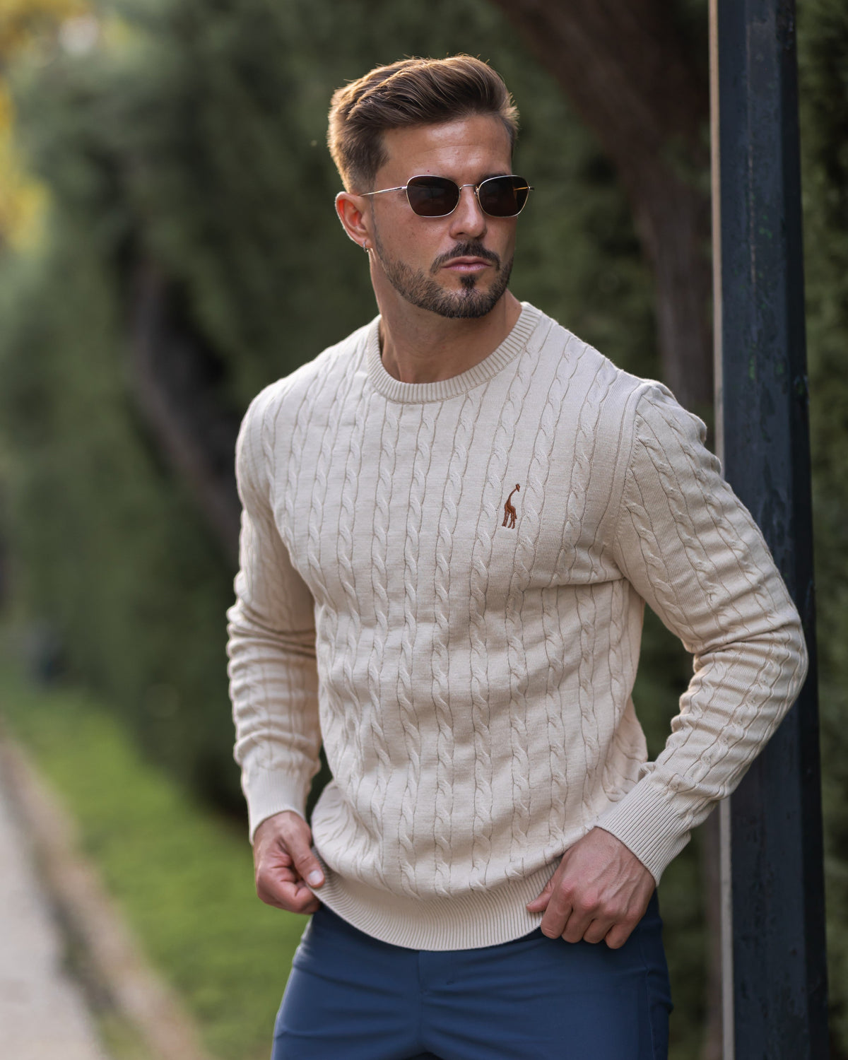 Pull torsadé homme en maille, dix coloris, du M au 3XL