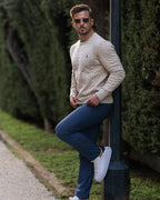 Pull torsadé homme en maille, dix coloris, du M au 3XL