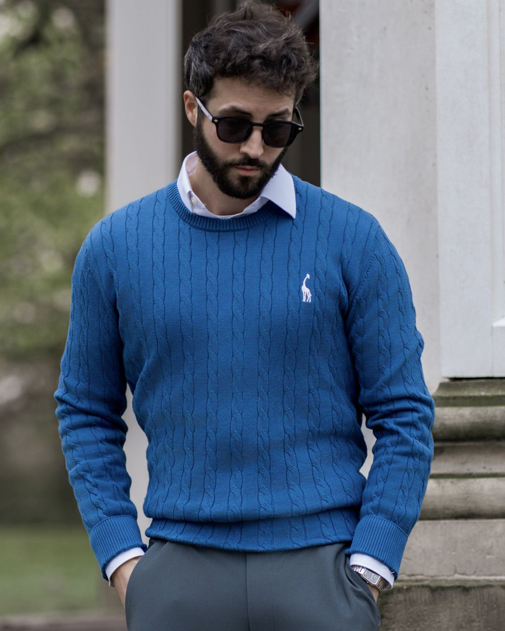 Pull torsadé homme en maille, dix coloris, du M au 3XL