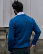Pull torsadé homme en maille, dix coloris, du M au 3XL