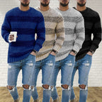 Pull homme de mi-saison, coupe moderne, quatre coloris