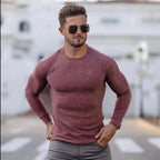 Pull homme basique, cinq coloris, du M au 2XL, rouge