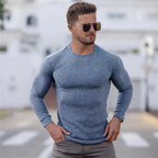 Pull homme basique, cinq coloris, du M au 2XL, bleu