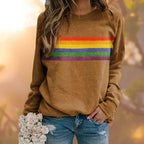 Pull en maille femme, cinq coloris, du S au 3XL, brun
