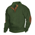 Pull homme chaud d'hiver, cinq coloris, du S au 3XL, vert armée