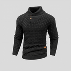 Pull thermique homme pour l'hiver, sept coloris, du S au 2XL, noir
