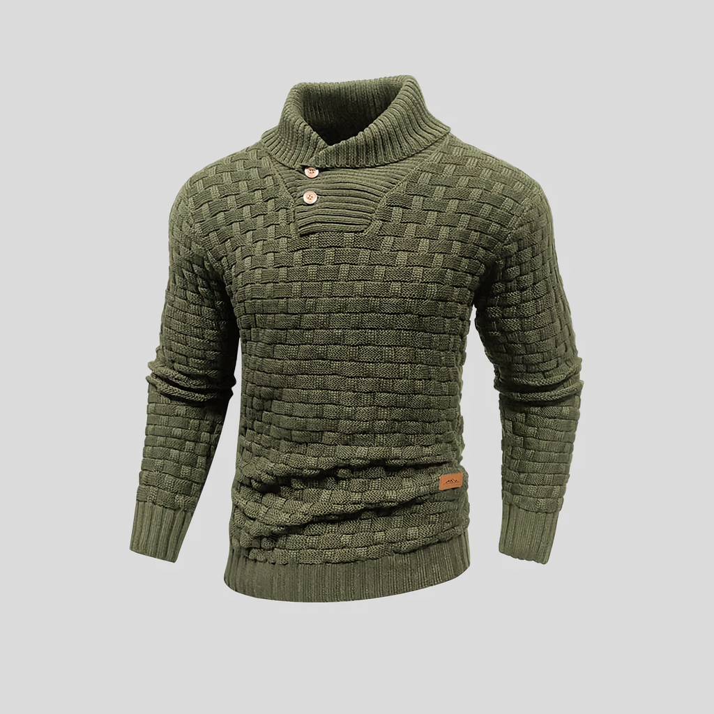 Pull thermique homme pour l'hiver, sept coloris, du S au 2XL, vert