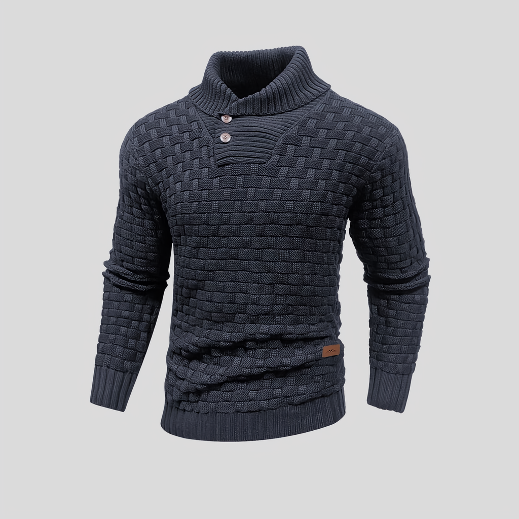 Pull thermique homme pour l'hiver, sept coloris, du S au 2XL, gris foncé