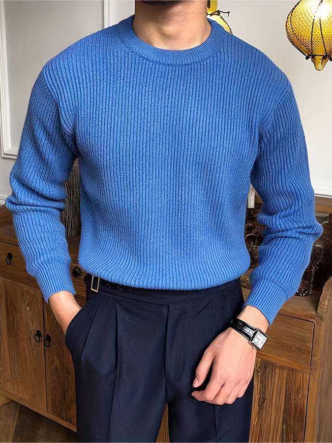 Pull homme tricoté chaud pour l'hiver, du S au 2XL