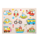 Puzzles éducatifs pour enfant, lot de deux, animaux et fruits