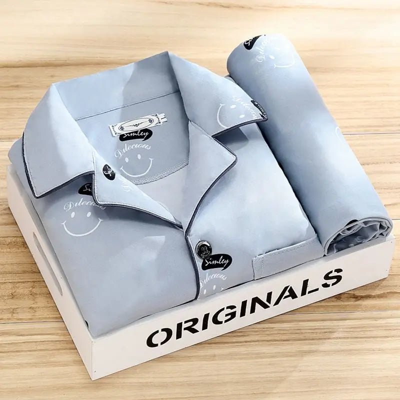 Pyjama homme rayé à manches longues, coupe ample, du L au 3XL