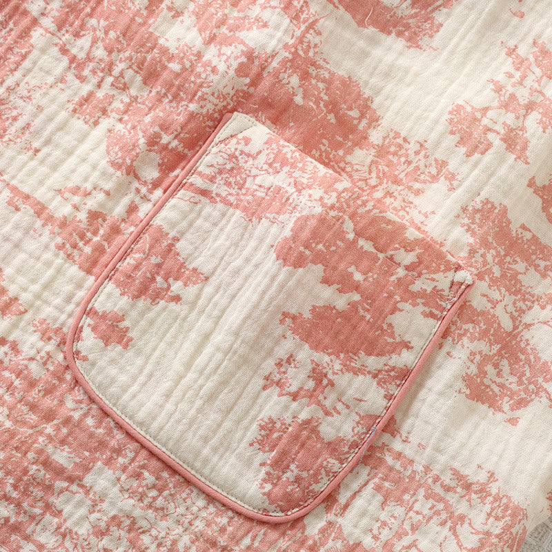 Pyjama kimono femme deux pièces, pantalon ample, du M au XL
