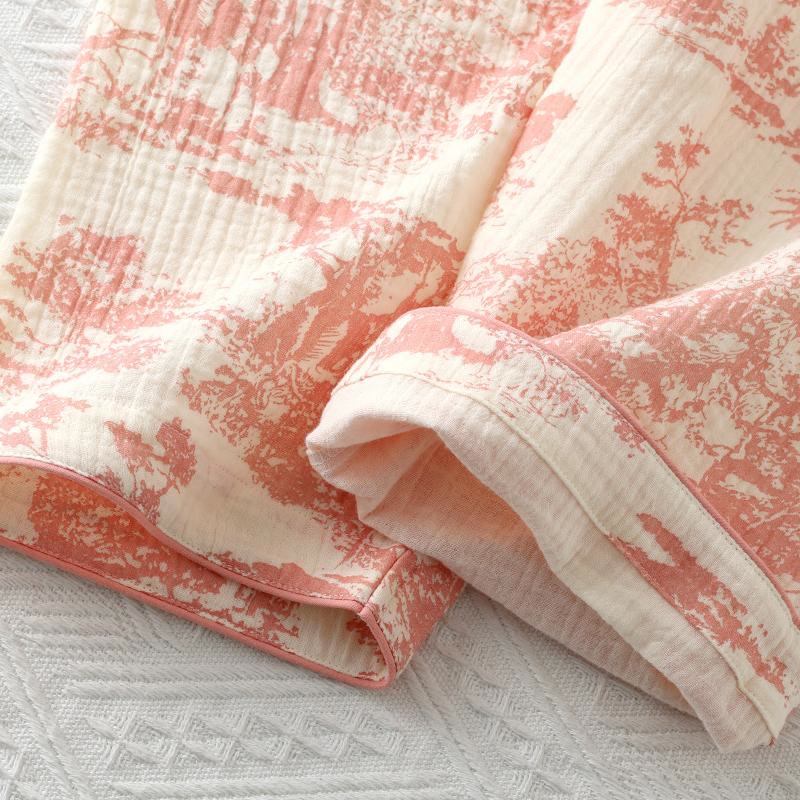 Pyjama kimono femme deux pièces, pantalon ample, du M au XL