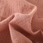 Pyjama kimono en gaze de coton pour femme, rose foncé