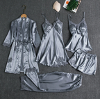 Pyjama femme léger, chemise boutonnée et pantalon, du M au XL