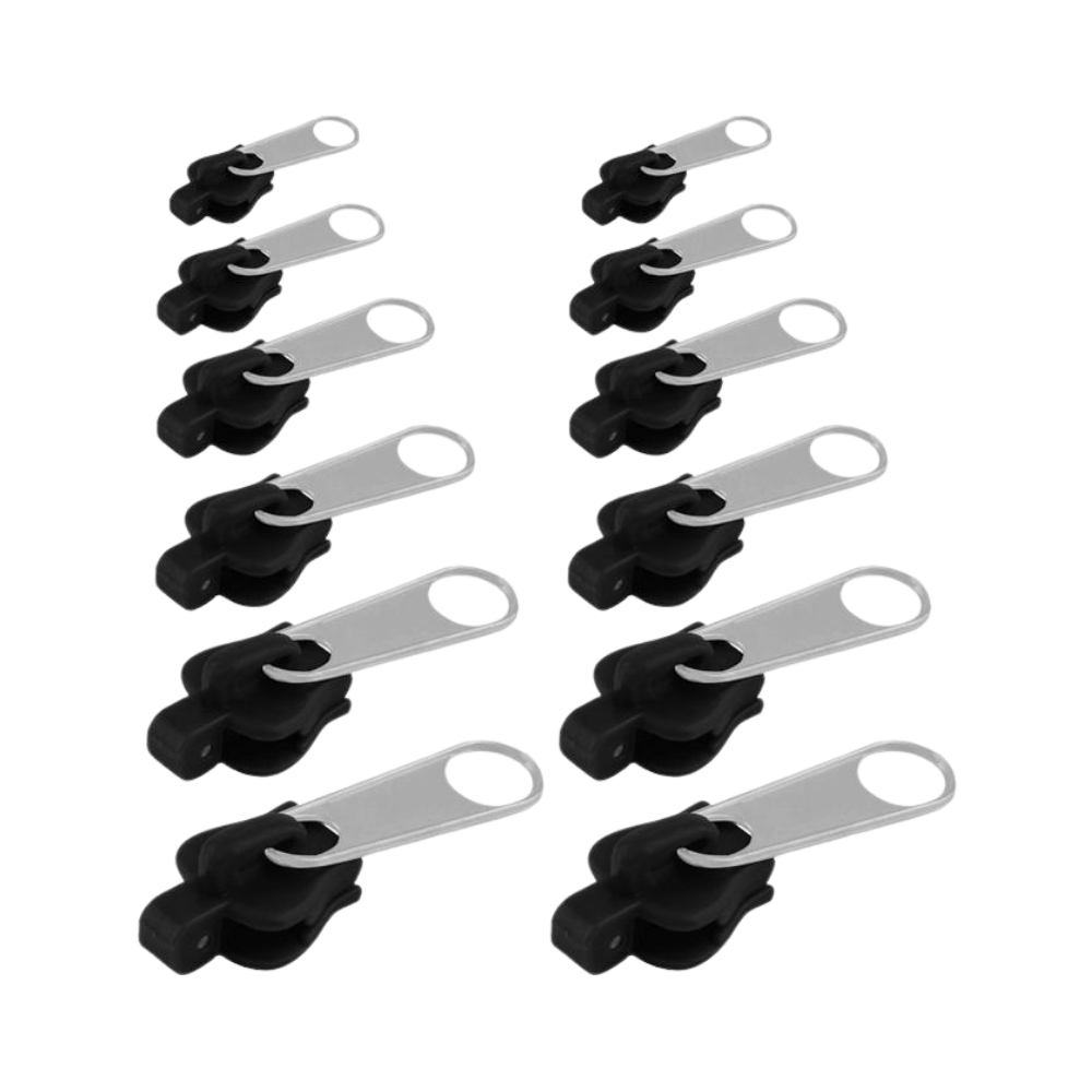 Curseurs de fermeture éclair de remplacement, lot de 6