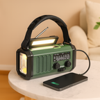 Radio d'urgence solaire à manivelle, batterie 10 000 mAh
