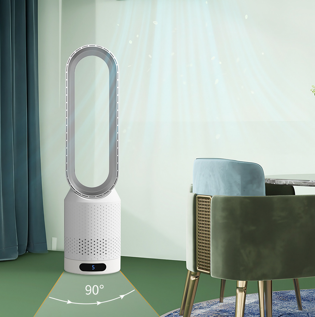 Rafraîchisseur d'air 3 en 1 avec filtre Hepa et ioniseur